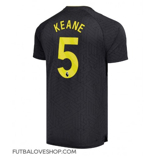 Dres Everton Michael Keane #5 Preč 2024-25 Krátky Rukáv